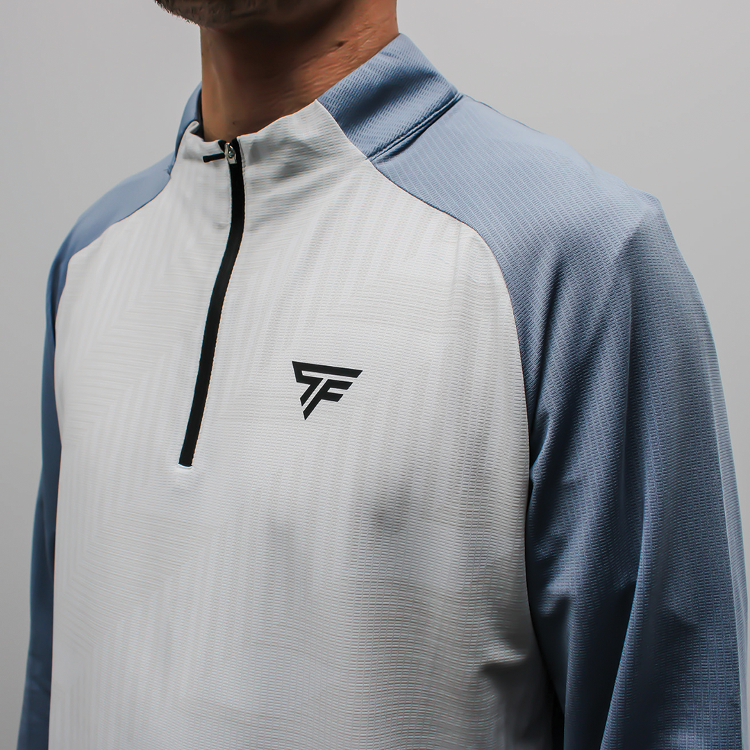 BLUE/WHITE CLOUD 1/4 ZIP