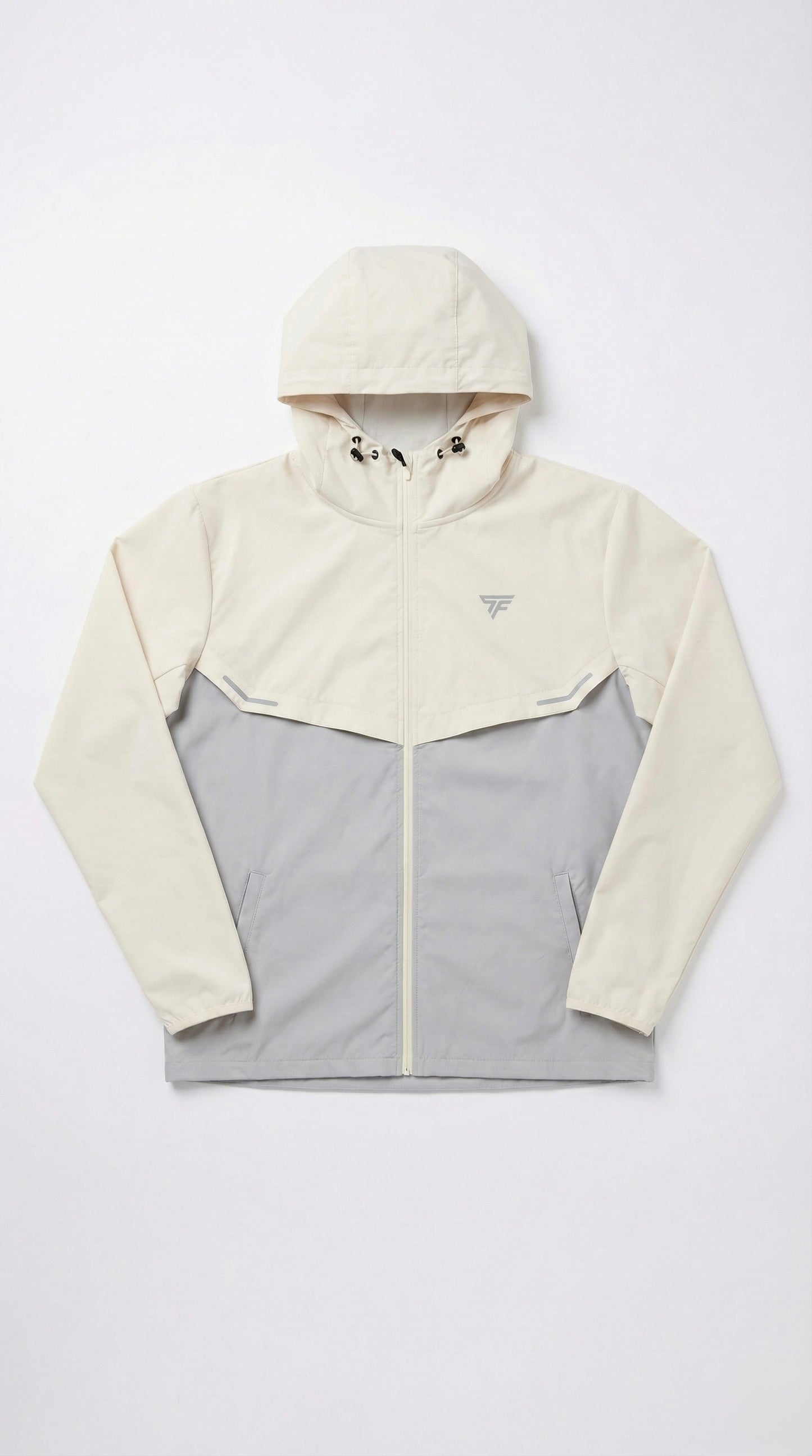 WINDBREAKER CREAM/GREY