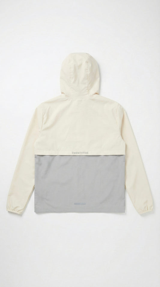 WINDBREAKER CREAM/GREY