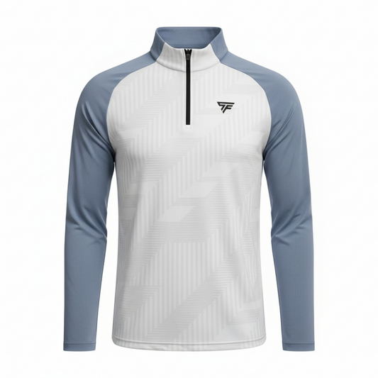 BLUE/WHITE CLOUD 1/4 ZIP